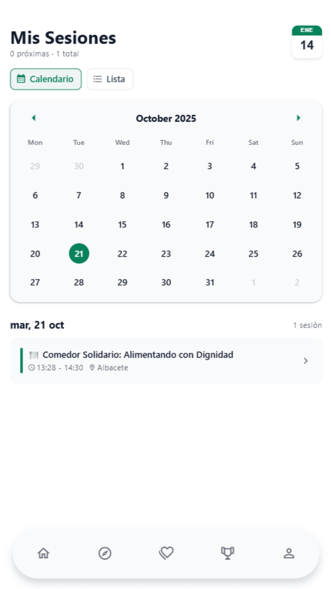 Calendario Integrado
