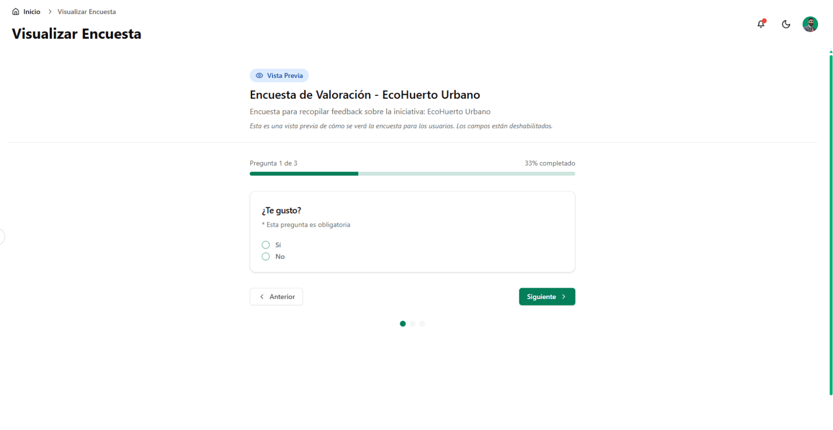 Encuestas y Feedback
